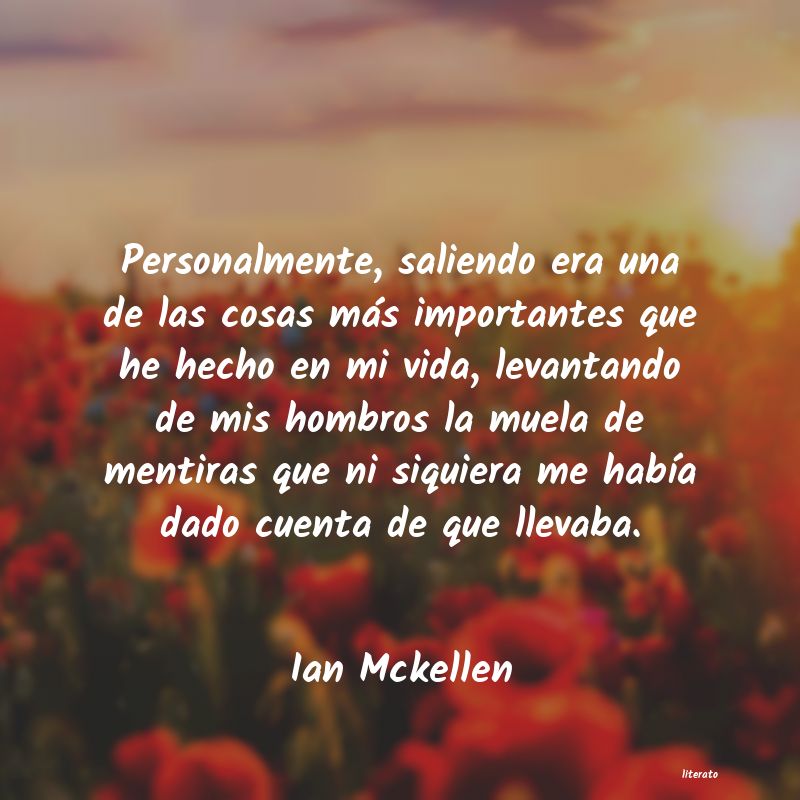 Frases de Ian Mckellen