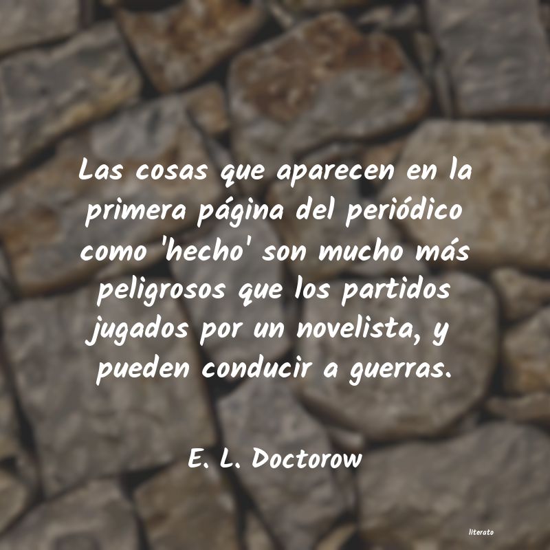 Frases de E. L. Doctorow
