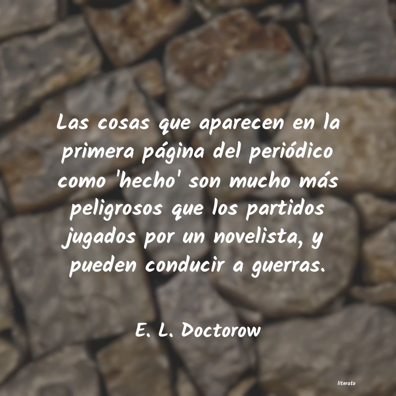 frases de E. L. Doctorow