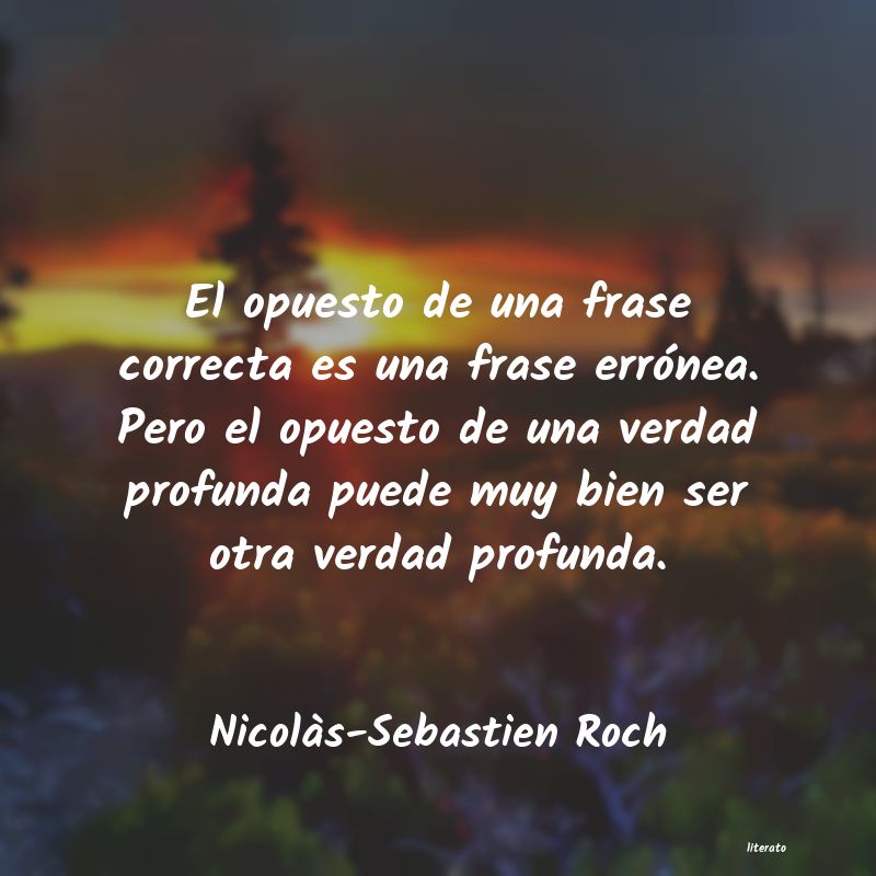 frases de Nicolà s-Sebastien Roch