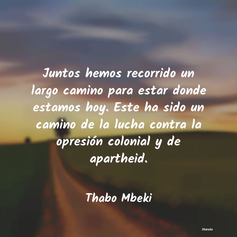frases de Thabo Mbeki