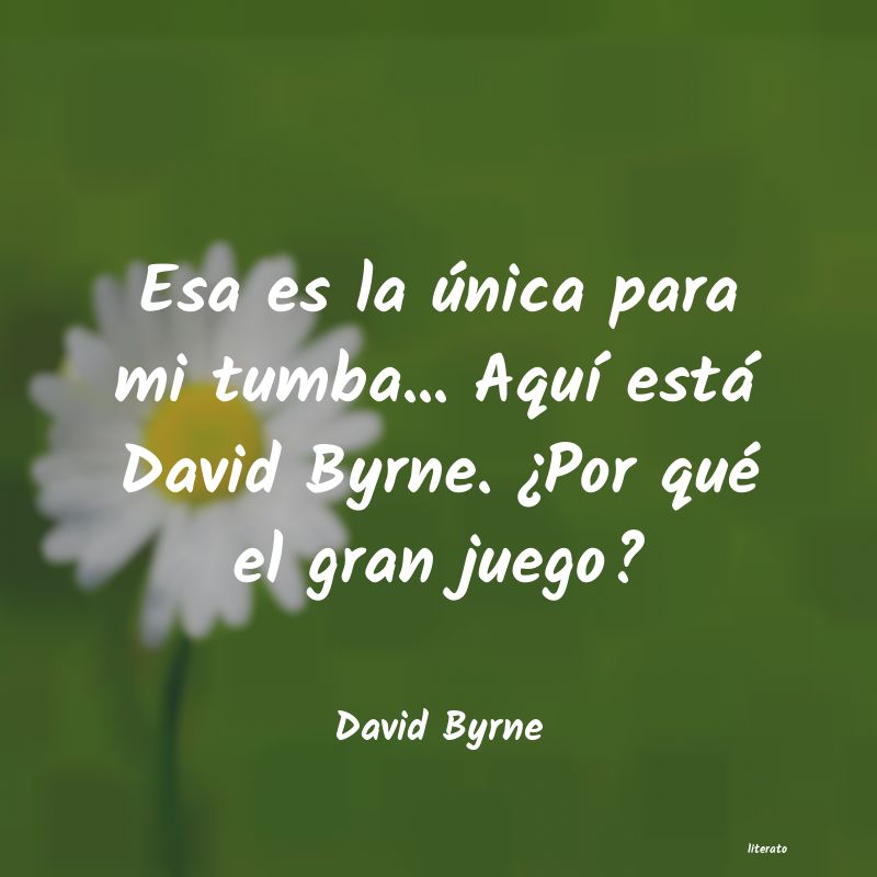 frases de David Byrne