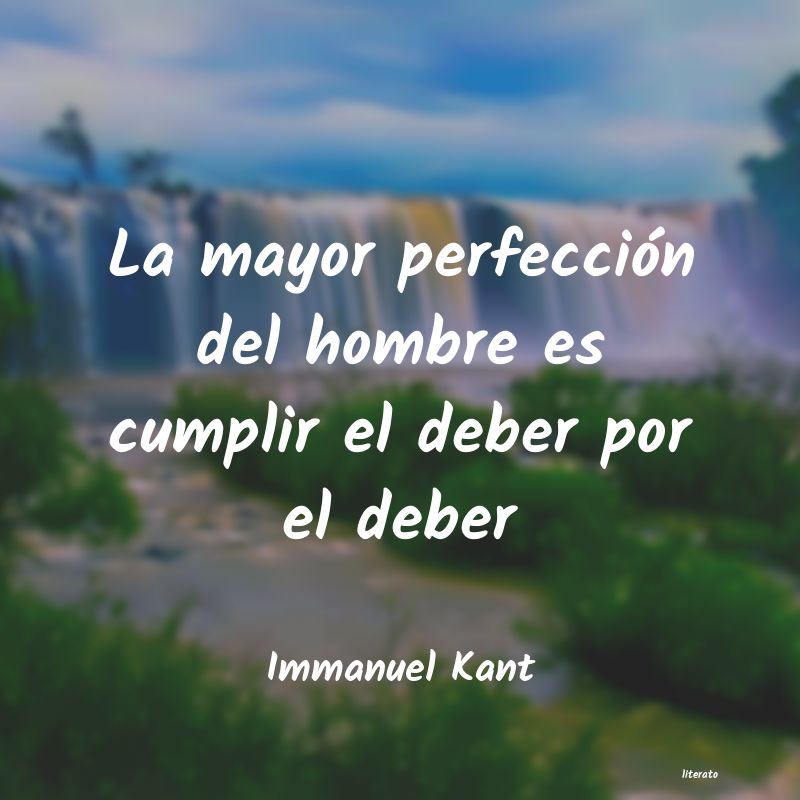 Frases de Immanuel Kant