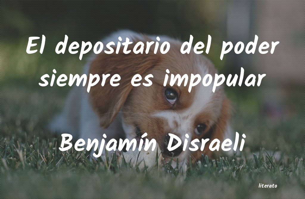 frases de BenjamÃn Disraeli