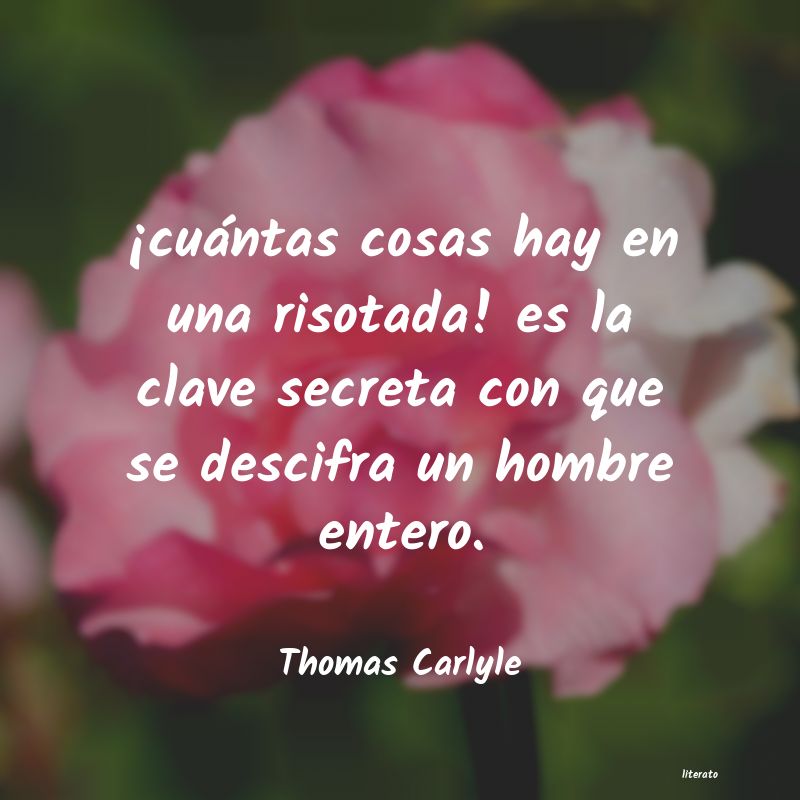 Frases de Thomas Carlyle