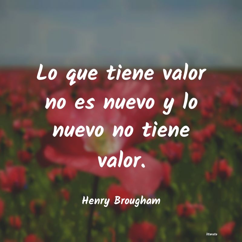 Frases de Henry Brougham