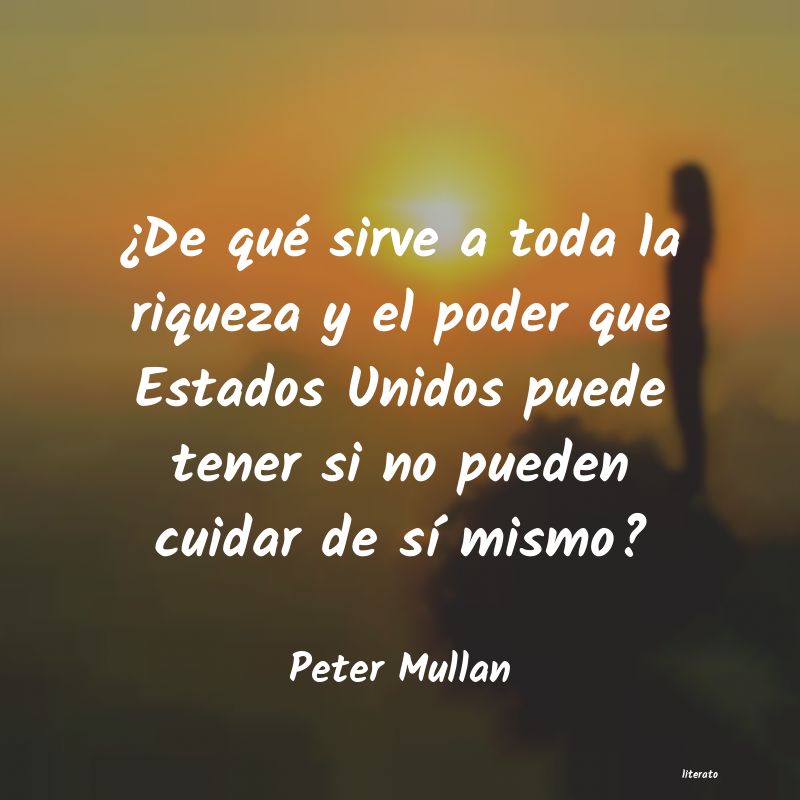 Frases de Peter Mullan