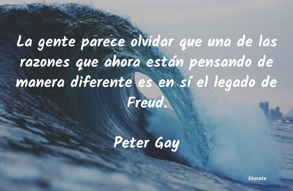 Frases de Peter Gay