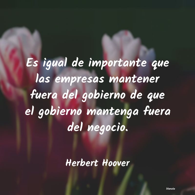 Frases de Herbert Hoover