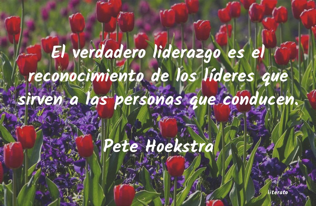 Frases de Pete Hoekstra