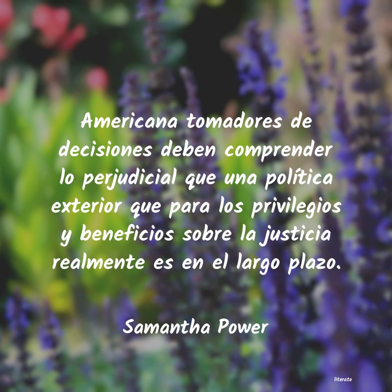 Frases de Samantha Power