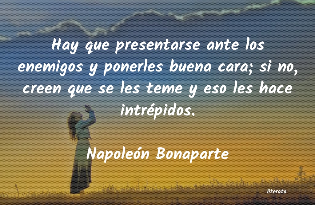 frases de Napoleón Bonaparte