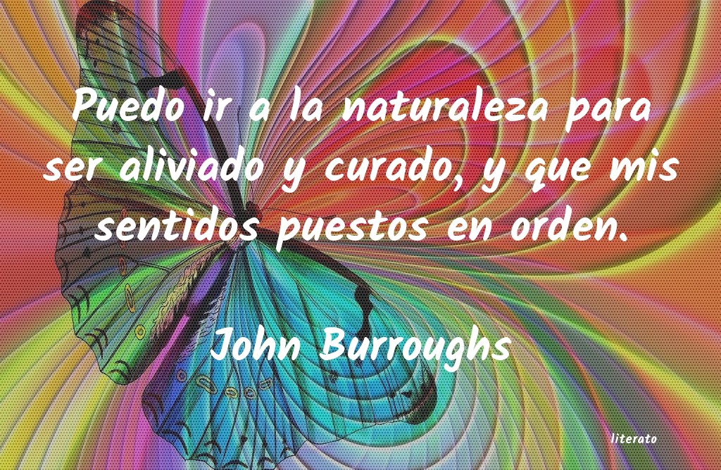 frases de John Burroughs