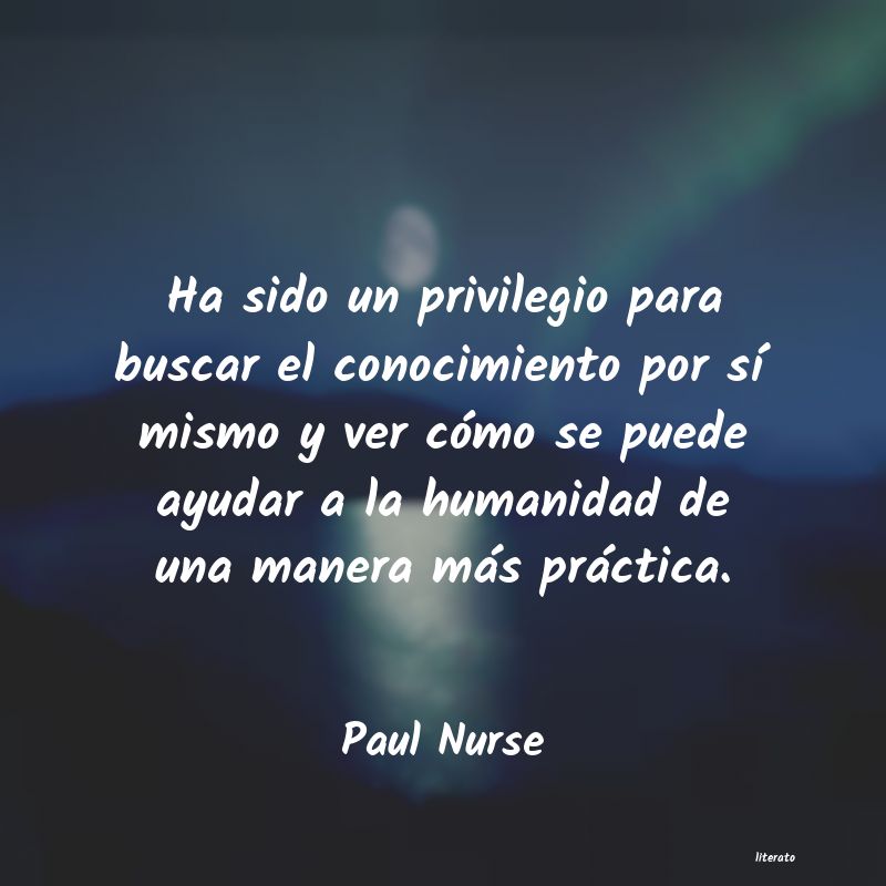 frases de Paul Nurse