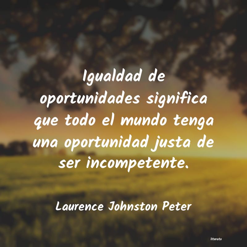 Frases de Laurence Johnston Peter