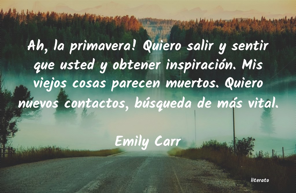 frases de Emily Carr