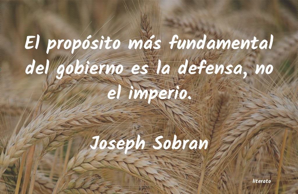 Frases de Joseph Sobran