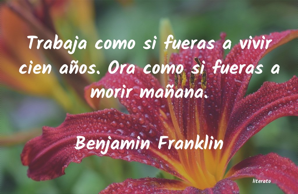 frases de Benjamin Franklin