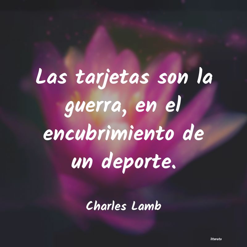 Frases de Charles Lamb