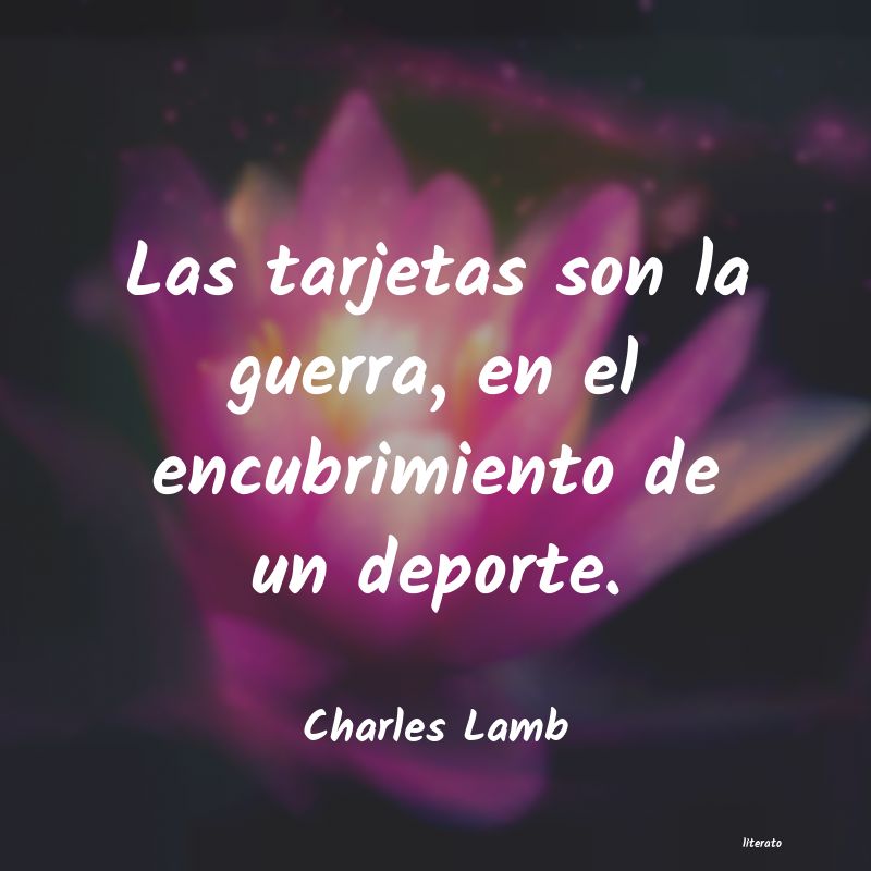 frases de Charles Lamb
