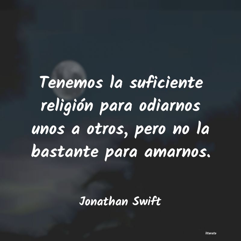 Frases de Jonathan Swift