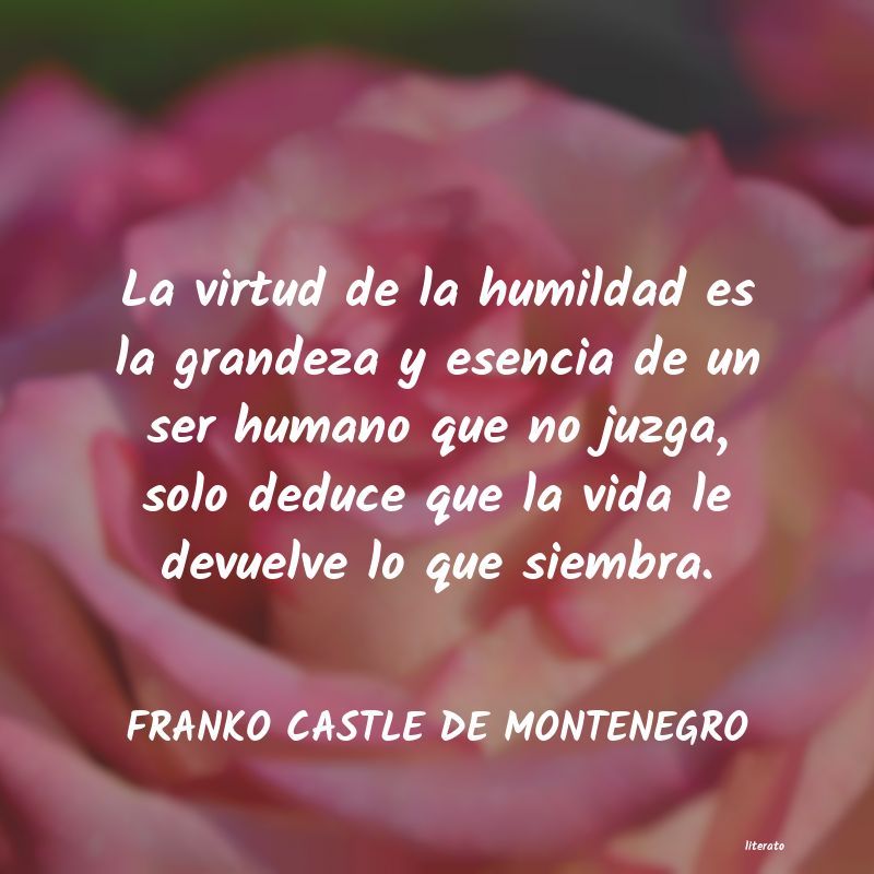 frases de FRANKO CASTLE DE MONTENEGRO