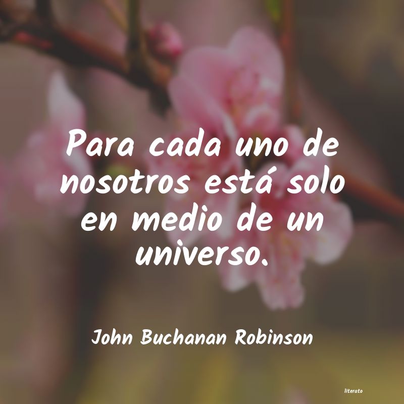 Frases de John Buchanan Robinson