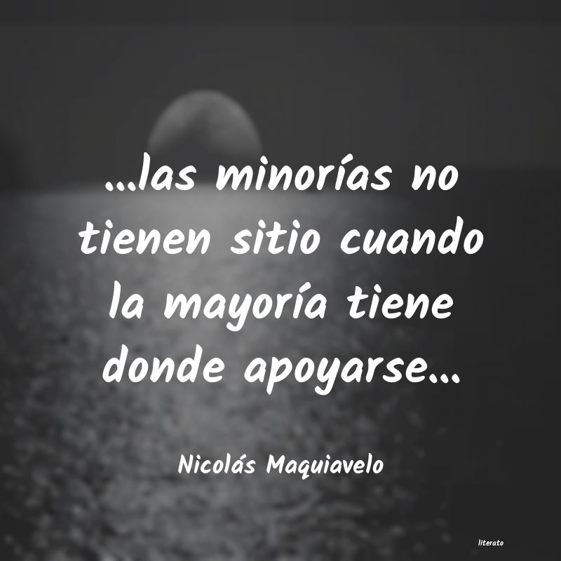 Frases de Nicolás Maquiavelo