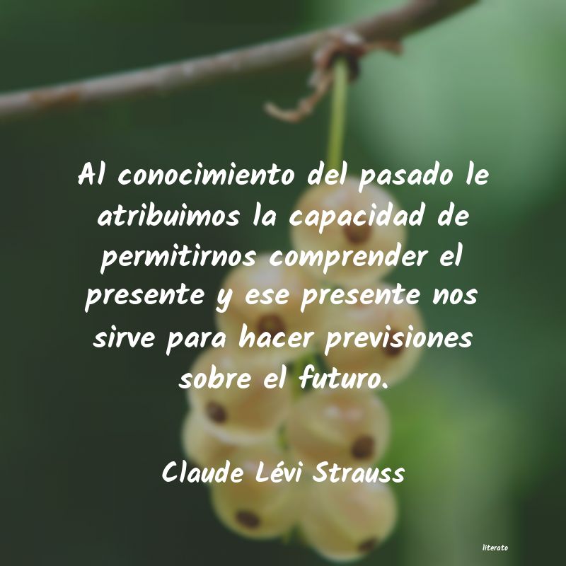 frases de Claude Lévi Strauss