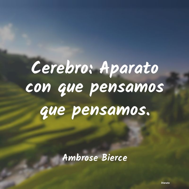 frases de Ambrose Bierce