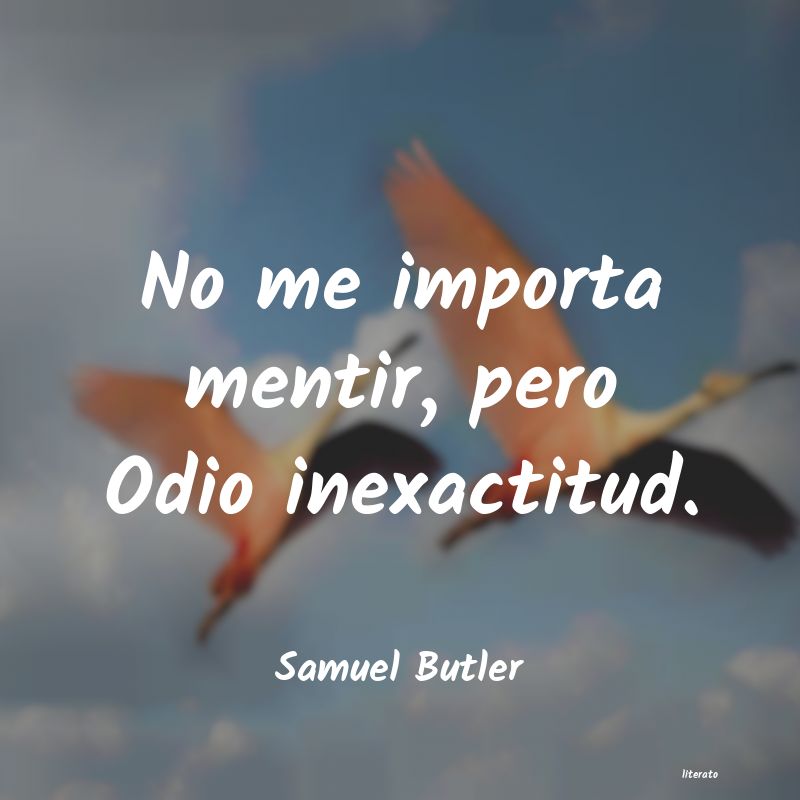 frases de Samuel Butler