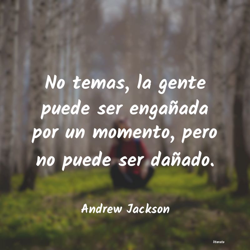 frases de Andrew Jackson