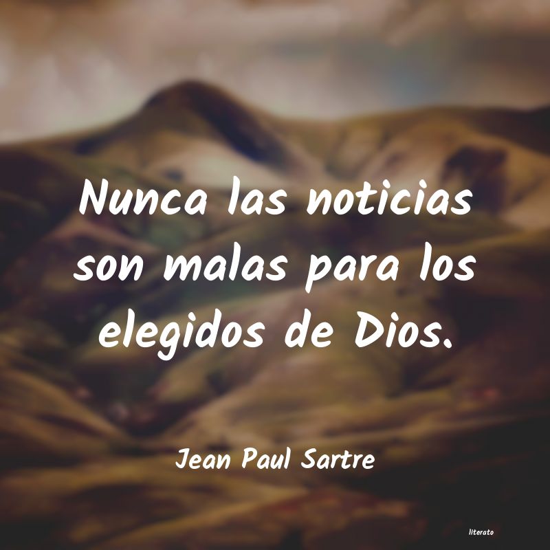 frases de Jean Paul Sartre