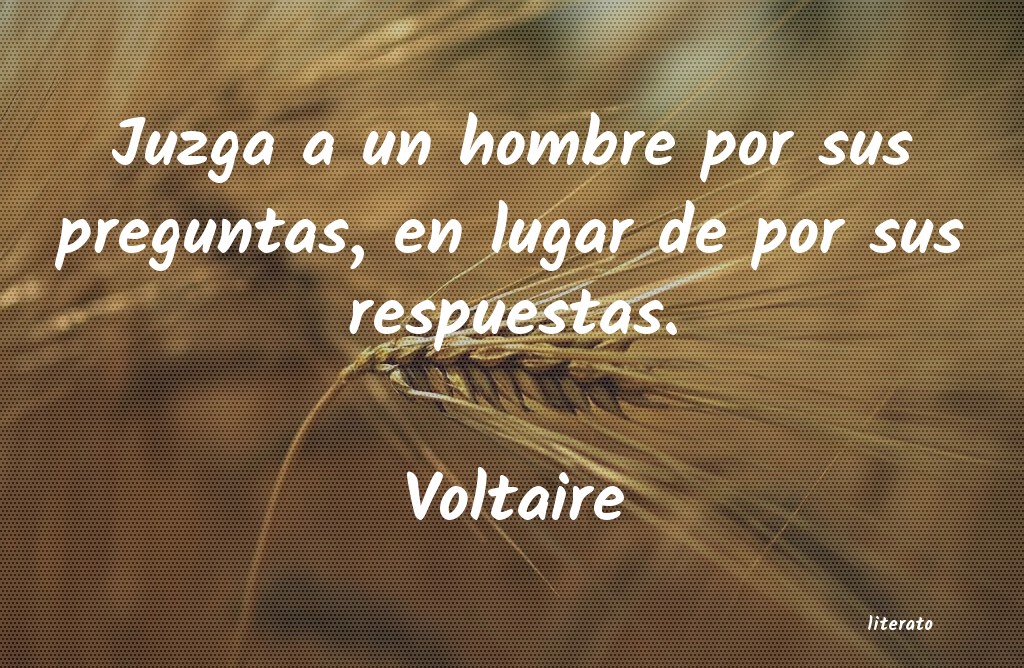 Frases de Voltaire