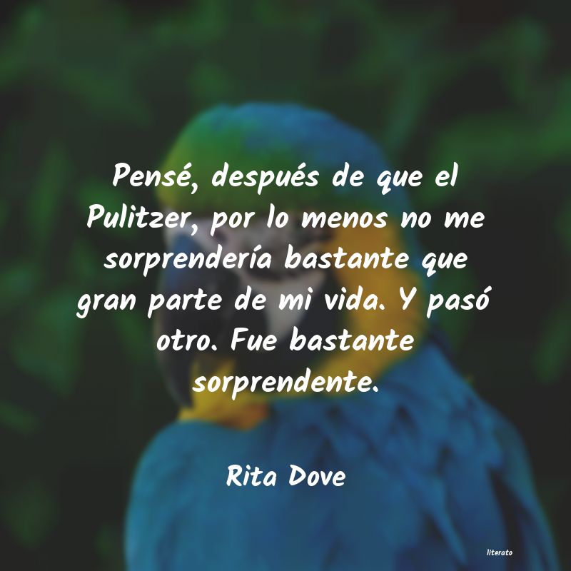 frases de Rita Dove