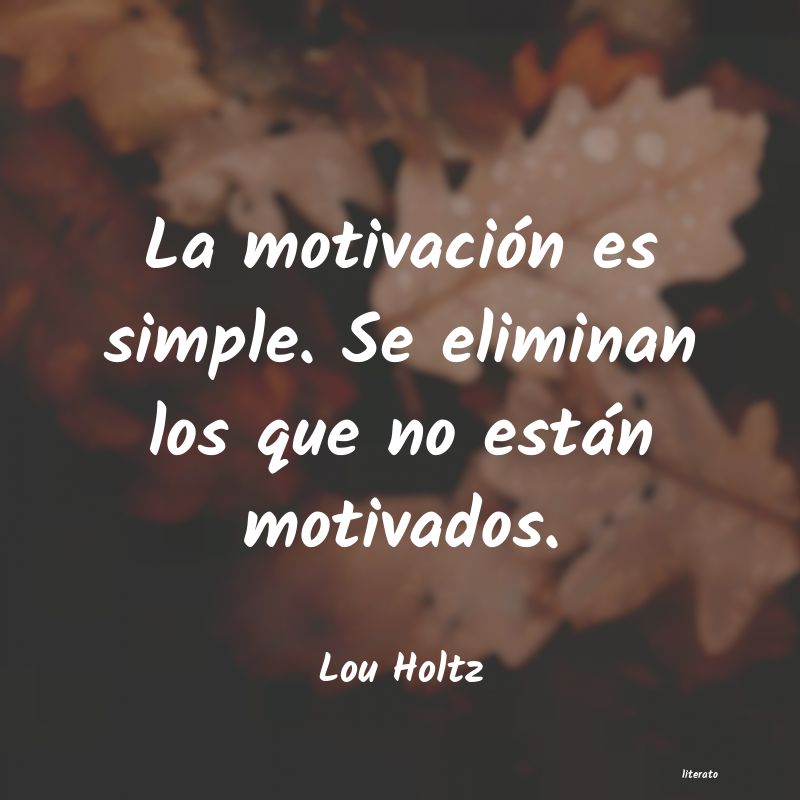 Frases de Lou Holtz