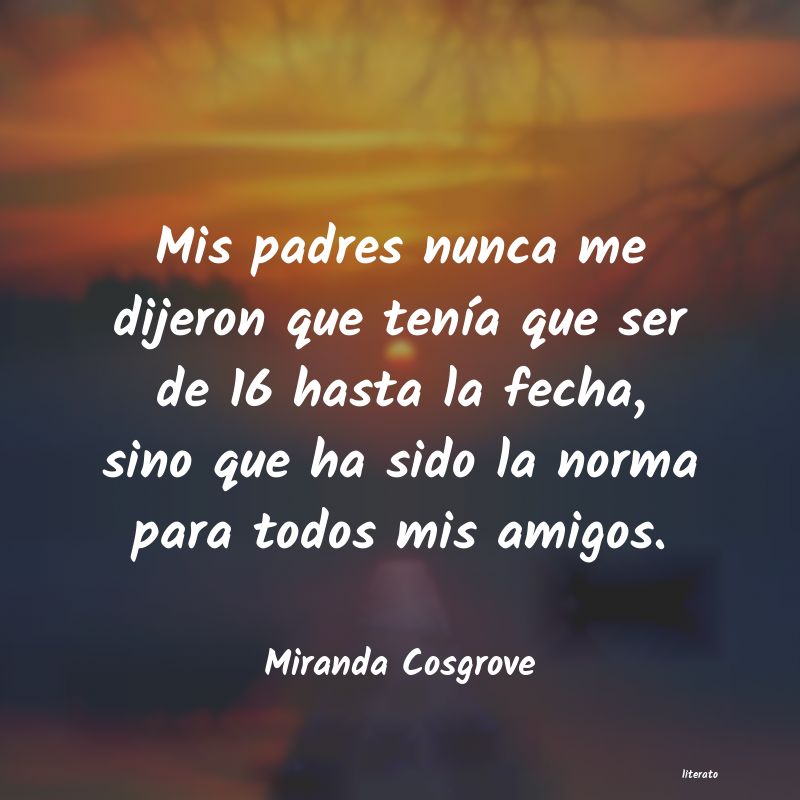 Frases de Miranda Cosgrove