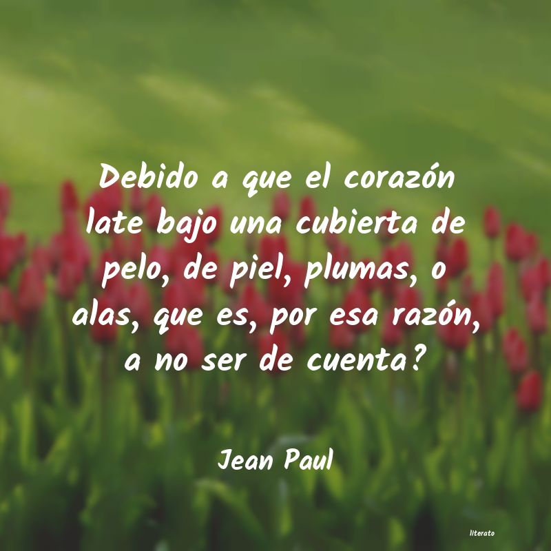 Frases de Jean Paul