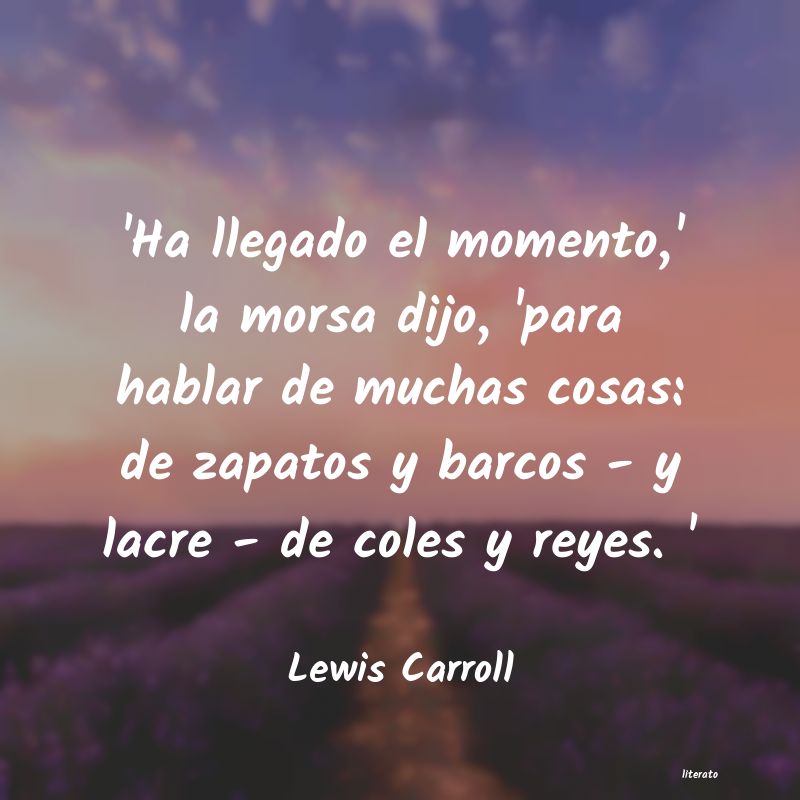 frases de Lewis Carroll