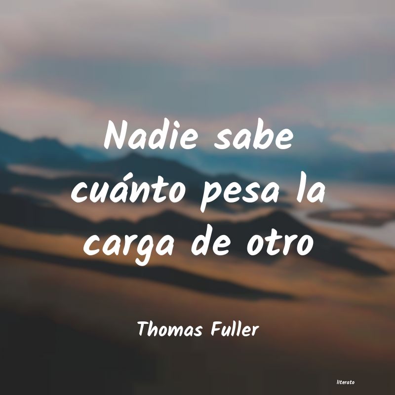 Frases de Thomas Fuller