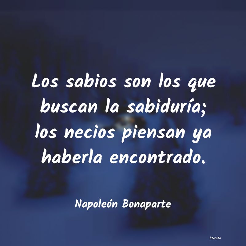 Frases de Napoleón Bonaparte