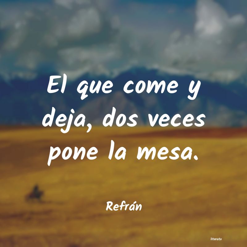 frases de Refrán
