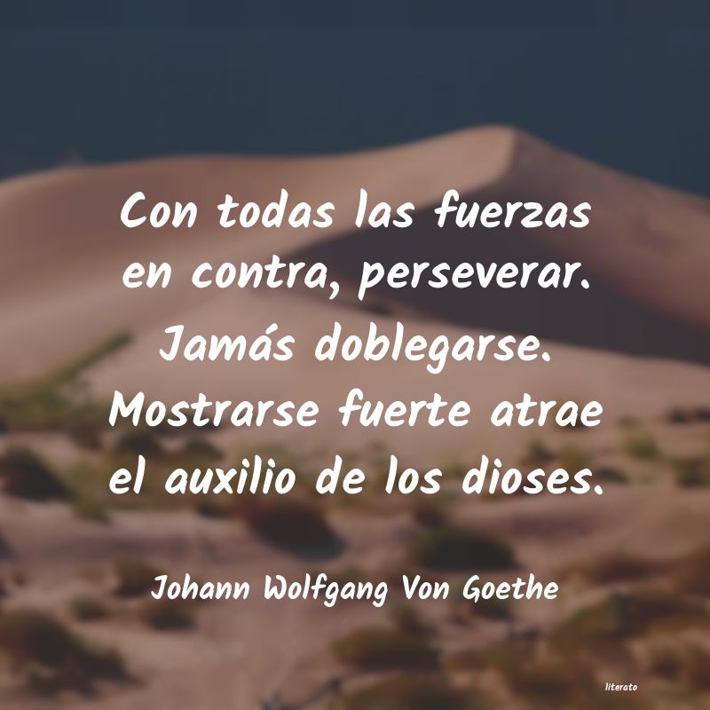 frases de Johann Wolfgang Von Goethe