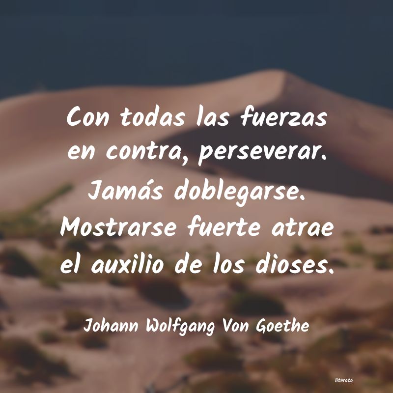 Frases de Johann Wolfgang Von Goethe