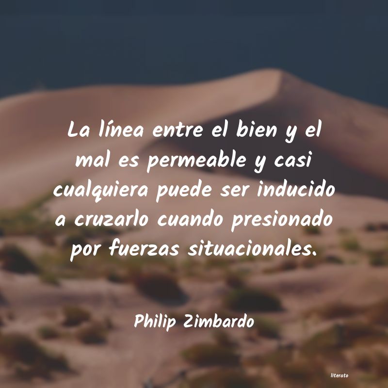 frases de Philip Zimbardo