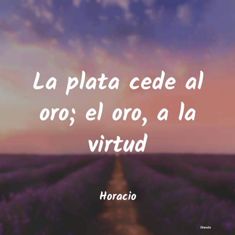 frases de Horacio