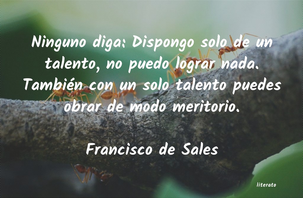 Frases de Francisco de Sales