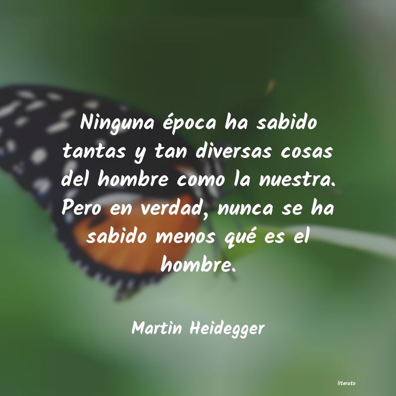 Frases de Martin Heidegger