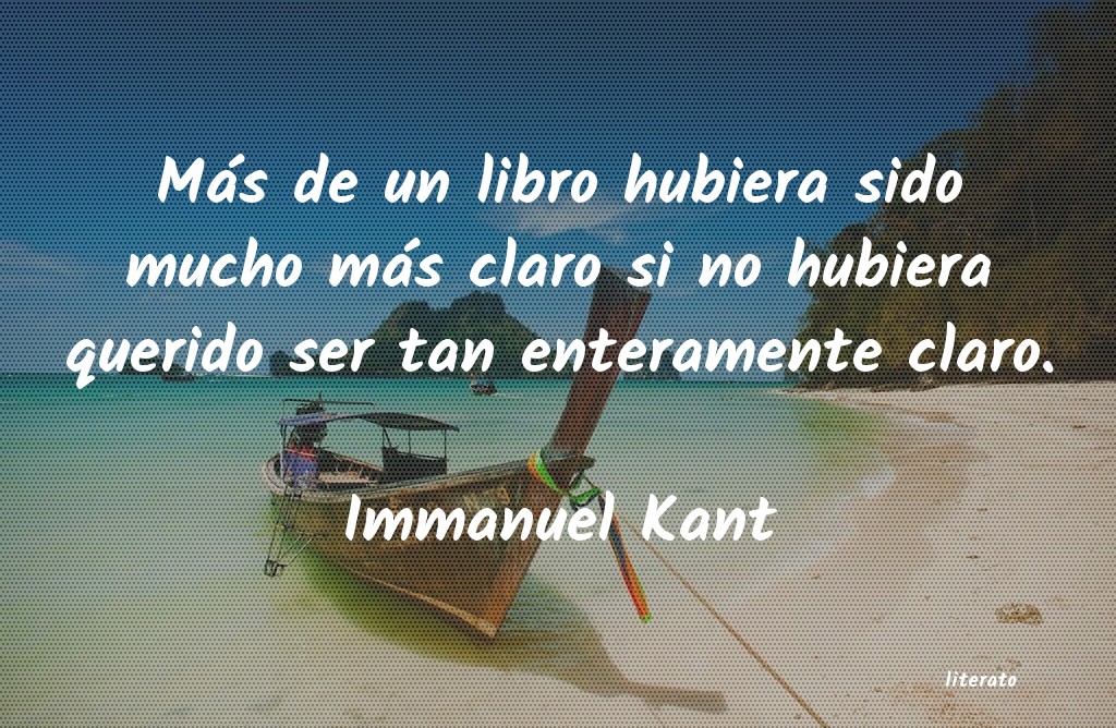 Frases de Immanuel Kant