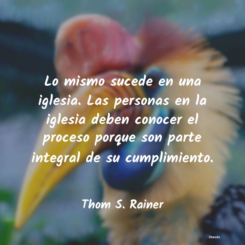 frases de Thom S. Rainer